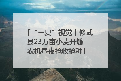“三夏”视觉｜修武县23万亩小麦开镰 农机昼夜抢收抢种