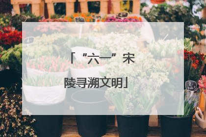 “六一”宋陵寻溯文明