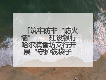 筑牢防非“防火墙”——建设银行哈尔滨香坊支行开展“守护钱袋子 护好幸福家”集中宣传日活动