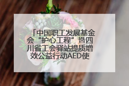 中国职工发展基金会“护心工程”暨四川省工会驿站提质增效公益行动AED使用培训在达州举行