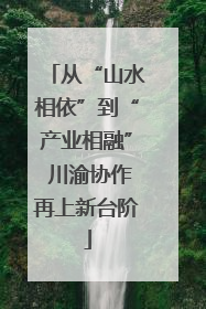 从“山水相依”到“产业相融” 川渝协作再上新台阶