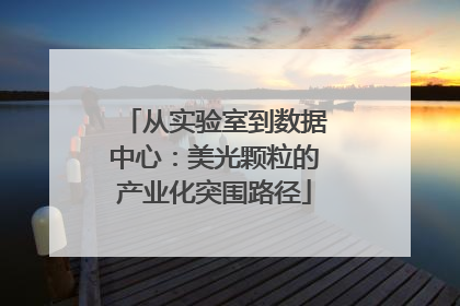 从实验室到数据中心：美光颗粒的产业化突围路径