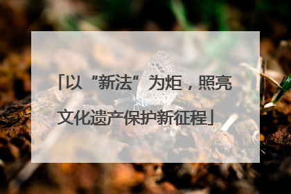 以“新法”为炬，照亮文化遗产保护新征程