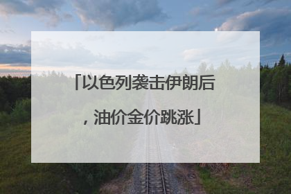 以色列袭击伊朗后，油价金价跳涨