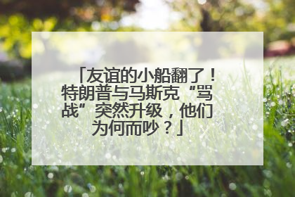 友谊的小船翻了！特朗普与马斯克“骂战”突然升级，他们为何而吵？
