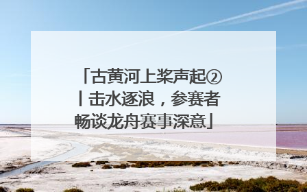 古黄河上桨声起②丨击水逐浪，参赛者畅谈龙舟赛事深意