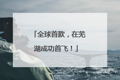 全球首款，在芜湖成功首飞！
