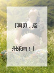 再见，扬州乐园！