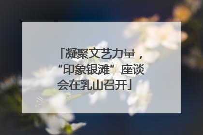 凝聚文艺力量，“印象银滩”座谈会在乳山召开