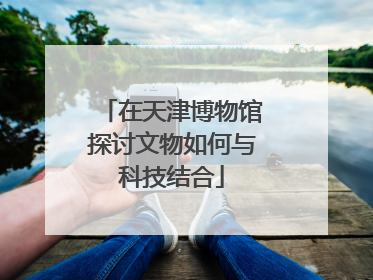 在天津博物馆探讨文物如何与科技结合