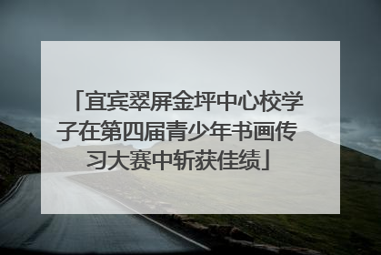 宜宾翠屏金坪中心校学子在第四届青少年书画传习大赛中斩获佳绩