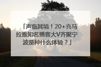 声临其境！20+喜马拉雅知名播客大V齐聚宁波是种什么体验？