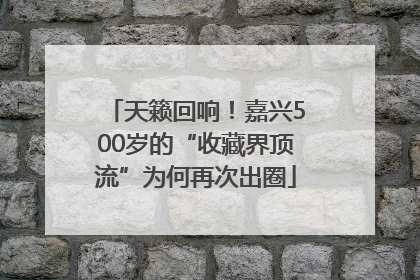 天籁回响！嘉兴500岁的“收藏界顶流”为何再次出圈