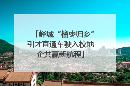 峄城“榴枣归乡”引才直通车驶入校地企共赢新航程