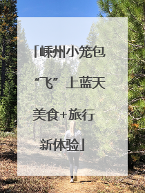 嵊州小笼包“飞”上蓝天 美食+旅行新体验