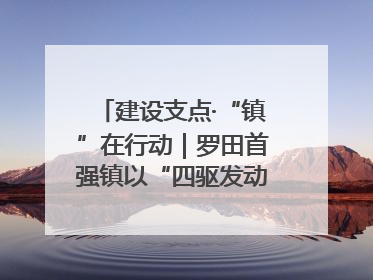 建设支点·“镇”在行动｜罗田首强镇以“四驱发动”践行首镇担当