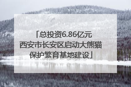 总投资6.86亿元 西安市长安区启动大熊猫保护繁育基地建设