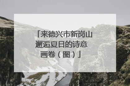 来德兴市新岗山 邂逅夏日的诗意画卷（图）