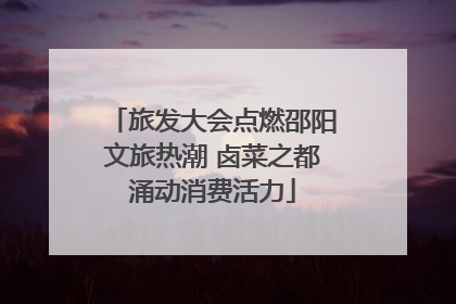 旅发大会点燃邵阳文旅热潮 卤菜之都涌动消费活力