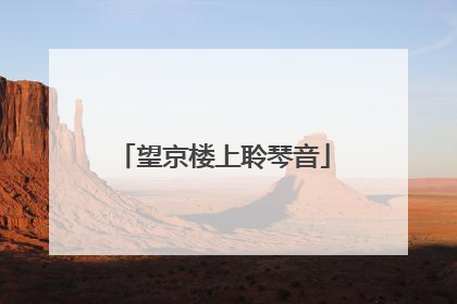 望京楼上聆琴音