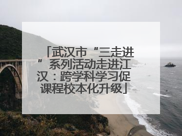 武汉市“三走进”系列活动走进江汉：跨学科学习促课程校本化升级
