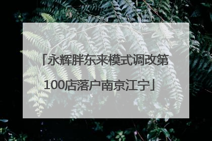 永辉胖东来模式调改第100店落户南京江宁
