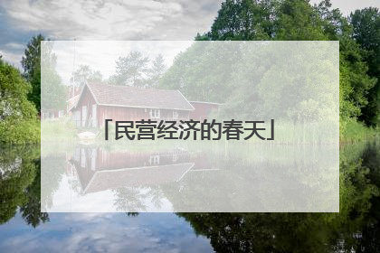 民营经济的春天