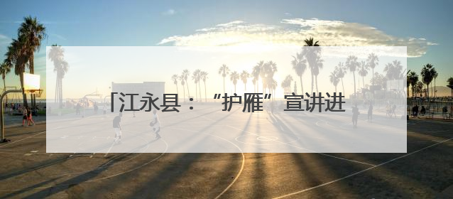 江永县：“护雁”宣讲进校园 助梦启航护成长