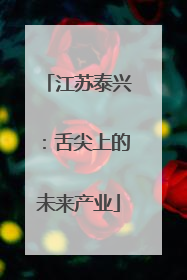 江苏泰兴：舌尖上的未来产业