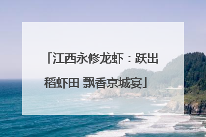 江西永修龙虾：跃出稻虾田 飘香京城宴