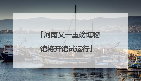 河南又一重磅博物馆将开馆试运行