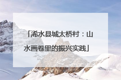 浠水县城太桥村：山水画卷里的振兴实践
