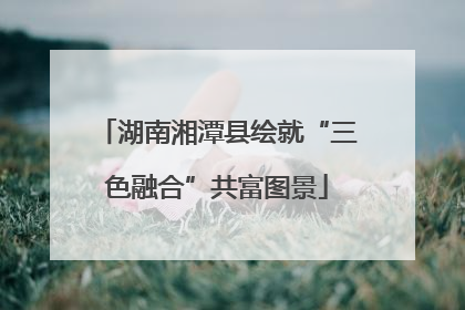 湖南湘潭县绘就“三色融合”共富图景