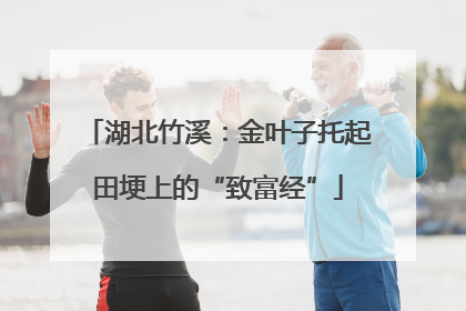 湖北竹溪：金叶子托起田埂上的“致富经”