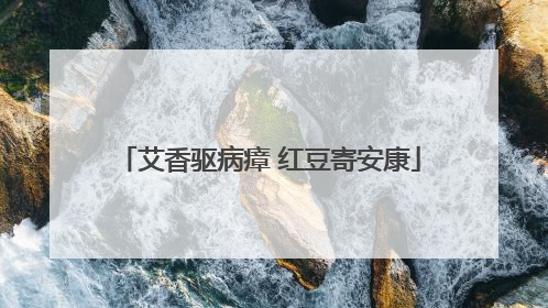 艾香驱病瘴 红豆寄安康