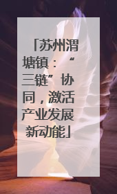 苏州渭塘镇：“三链”协同，激活产业发展新动能