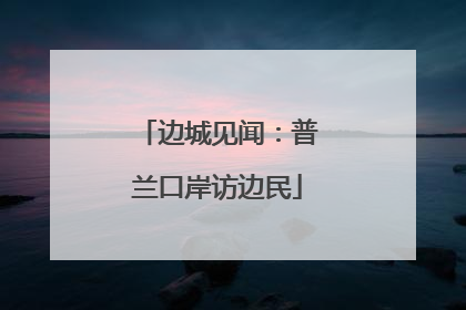 边城见闻：普兰口岸访边民