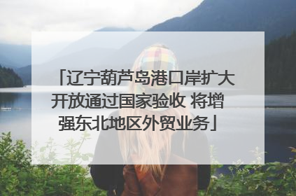 辽宁葫芦岛港口岸扩大开放通过国家验收 将增强东北地区外贸业务
