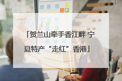 贺兰山牵手香江畔 宁夏特产“走红”香港