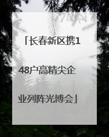 长春新区携148户高精尖企业列阵光博会