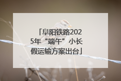 阜阳铁路2025年“端午”小长假运输方案出台