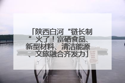 陕西白河“链长制”火了！富硒食品、新型材料、清洁能源、文旅融合齐发力