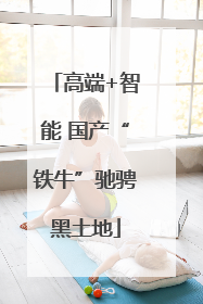 高端+智能 国产“铁牛”驰骋黑土地