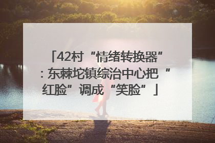 42村“情绪转换器”：东棘坨镇综治中心把“红脸”调成“笑脸”