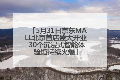 5月31日京东MALL北京首店盛大开业 30个沉浸式智能体验馆持续火爆