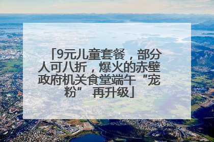 9元儿童套餐，部分人可八折，爆火的赤壁政府机关食堂端午“宠粉” 再升级