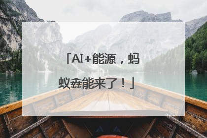 AI+能源，蚂蚁鑫能来了！