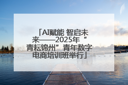 AI赋能 智启未来——2025年“青耘锦州”青年数字电商培训班举行